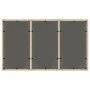 Mesa de jardín superficie de vidrio ratán PE beige 150x90x75 cm de vidaXL, Mesas de jardín - Ref: Foro24-365533, Precio: 164,...