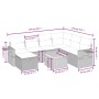 Set de sofás de jardín 8 pzas y cojines ratán sintético gris de vidaXL, Conjuntos de jardín - Ref: Foro24-3264966, Precio: 46...