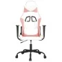Gaming-Massagestuhl aus weißem und rosa Kunstleder von vidaXL, Gaming-Stühle - Ref: Foro24-345408, Preis: 111,79 €, Rabatt: %