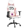 Gaming-Massagestuhl aus weißem und rosa Kunstleder von vidaXL, Gaming-Stühle - Ref: Foro24-345408, Preis: 111,79 €, Rabatt: %