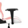 Gaming-Massagestuhl aus weißem und rosa Kunstleder von vidaXL, Gaming-Stühle - Ref: Foro24-345408, Preis: 111,79 €, Rabatt: %