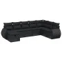 8-teiliges Gartensofa-Set und Kissen aus schwarzem Kunststoff-Rattan. von vidaXL, Gartensets - Ref: Foro24-3264201, Preis: 54...