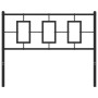 Cabecero de metal negro 107 cm de vidaXL, Cabeceros y pies de cama - Ref: Foro24-374271, Precio: 36,52 €, Descuento: %