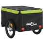 Remolque para bicicleta hierro negro y verde 45 kg de vidaXL, Remolques para bicicletas - Ref: Foro24-94109, Precio: 98,75 €,...