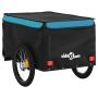 Remolque para bicicleta hierro negro y azul 30 kg de vidaXL, Remolques para bicicletas - Ref: Foro24-94100, Precio: 98,88 €, ...