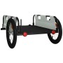 Remolque para bicicletas hierro y tela Oxford gris de vidaXL, Remolques para bicicletas - Ref: Foro24-94189, Precio: 84,29 €,...