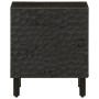Mesitas de noche 2 uds madera maciza de mango negro 40x33x46 cm de vidaXL, Mesitas de noche - Ref: Foro24-356816, Precio: 67,...