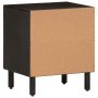 Mesitas de noche 2 uds madera maciza de mango negro 40x33x46 cm de vidaXL, Mesitas de noche - Ref: Foro24-356816, Precio: 67,...