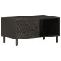 Mesa de centro madera maciza de mango negra 80x50x40 cm de vidaXL, Mesas de centro - Ref: Foro24-356823, Precio: 71,43 €, Des...