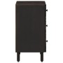 Mesita de noche madera maciza de mango negra 50x33x60 cm de vidaXL, Mesitas de noche - Ref: Foro24-356828, Precio: 97,88 €, D...