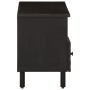 Mueble de TV madera maciza de mango negro 100x33x46 cm de vidaXL, Muebles TV - Ref: Foro24-356837, Precio: 79,18 €, Descuento: %