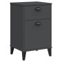 Mesita de noche VIKEN madera de ingeniería gris antracita de vidaXL, Mesitas de noche - Ref: Foro24-374916, Precio: 70,85 €, ...