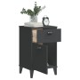 Mesita de noche VIKEN madera de ingeniería gris antracita de vidaXL, Mesitas de noche - Ref: Foro24-374916, Precio: 70,85 €, ...