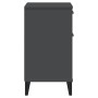 Mesita de noche VIKEN madera de ingeniería gris antracita de vidaXL, Mesitas de noche - Ref: Foro24-374916, Precio: 70,85 €, ...