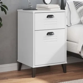 Mesita de noche VIKEN madera de ingeniería blanca de vidaXL, Mesitas de noche - Ref: Foro24-374914, Precio: 56,52 €, Descuent...