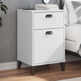 Mesita de noche VIKEN madera de ingeniería blanca de vidaXL, Mesitas de noche - Ref: Foro24-374914, Precio: 57,25 €, Descuent...