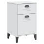 Mesita de noche VIKEN madera de ingeniería blanca de vidaXL, Mesitas de noche - Ref: Foro24-374914, Precio: 57,25 €, Descuent...