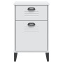 Mesita de noche VIKEN madera de ingeniería blanca de vidaXL, Mesitas de noche - Ref: Foro24-374914, Precio: 57,25 €, Descuent...
