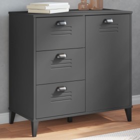 Aparador VIKEN madera de ingeniería gris antracita 80x40x80 cm de vidaXL, Aparadores - Ref: Foro24-374940, Precio: 156,82 €, ...