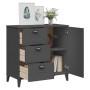 Aparador VIKEN madera de ingeniería gris antracita 80x40x80 cm de vidaXL, Aparadores - Ref: Foro24-374940, Precio: 156,82 €, ...