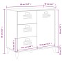 Aparador VIKEN madera de ingeniería gris antracita 80x40x80 cm de vidaXL, Aparadores - Ref: Foro24-374940, Precio: 156,82 €, ...