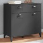 Aparador VIKEN madera de ingeniería gris antracita 80x40x80 cm de vidaXL, Aparadores - Ref: Foro24-374937, Precio: 155,74 €, ...