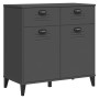 Aparador VIKEN madera de ingeniería gris antracita 80x40x80 cm de vidaXL, Aparadores - Ref: Foro24-374937, Precio: 155,74 €, ...