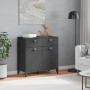 Aparador VIKEN madera de ingeniería gris antracita 80x40x80 cm de vidaXL, Aparadores - Ref: Foro24-374937, Precio: 155,74 €, ...