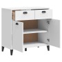 Aparador VIKEN madera de ingeniería blanco 80x40x80 cm de vidaXL, Aparadores - Ref: Foro24-374935, Precio: 150,38 €, Descuent...