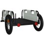 Remolque para bicicletas hierro y tela Oxford gris de vidaXL, Remolques para bicicletas - Ref: Foro24-94182, Precio: 83,11 €,...