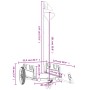 Remolque para bicicletas hierro y tela Oxford gris de vidaXL, Remolques para bicicletas - Ref: Foro24-94182, Precio: 83,11 €,...