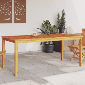 Mesa de comedor de jardín madera maciza de acacia 180x90x75 cm de vidaXL, Mesas de jardín - Ref: Foro24-366371, Precio: 216,9...