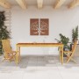 Mesa de comedor de jardín madera maciza de acacia 180x90x75 cm de vidaXL, Mesas de jardín - Ref: Foro24-366371, Precio: 216,9...