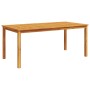 Mesa de comedor de jardín madera maciza de acacia 180x90x75 cm de vidaXL, Mesas de jardín - Ref: Foro24-366371, Precio: 216,9...
