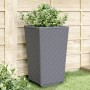 Jardineras 2 unidades PP azul gris 32,5x32,5x57 cm de vidaXL, Maceteros y jardineras - Ref: Foro24-367846, Precio: 72,44 €, D...