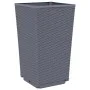 Jardineras 2 unidades PP azul gris 32,5x32,5x57 cm de vidaXL, Maceteros y jardineras - Ref: Foro24-367846, Precio: 65,39 €, D...