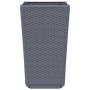 Jardineras 2 unidades PP azul gris 32,5x32,5x57 cm de vidaXL, Maceteros y jardineras - Ref: Foro24-367846, Precio: 72,44 €, D...