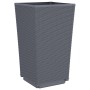 Jardineras 2 unidades PP azul gris 32,5x32,5x57 cm de vidaXL, Maceteros y jardineras - Ref: Foro24-367846, Precio: 72,44 €, D...