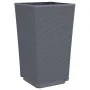 Jardineras 2 unidades PP azul gris 32,5x32,5x57 cm de vidaXL, Maceteros y jardineras - Ref: Foro24-367846, Precio: 65,39 €, D...