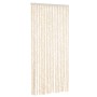 Cortina antimoscas chenilla beige y blanco 56x200 cm de vidaXL, Mosquiteras para ventanas - Ref: Foro24-377340, Precio: 37,63...