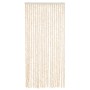 Cortina antimoscas chenilla beige y blanco 56x200 cm de vidaXL, Mosquiteras para ventanas - Ref: Foro24-377340, Precio: 37,63...