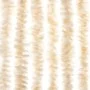 Cortina antimoscas chenilla beige y blanco 56x200 cm de vidaXL, Mosquiteras para ventanas - Ref: Foro24-377340, Precio: 38,68...