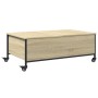 Mesa de centro con ruedas madera ingeniería Sonoma 91x55x34 cm de vidaXL, Mesas de centro - Ref: Foro24-842297, Precio: 89,76...