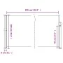 Toldo lateral retráctil azul 100x300 cm de vidaXL, Sombrillas - Ref: Foro24-4004266, Precio: 89,75 €, Descuento: %