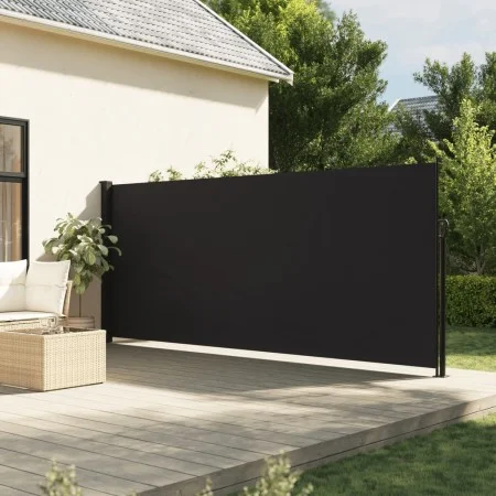 Toldo lateral retráctil negro 160x300 cm de vidaXL, Sombrillas - Ref: Foro24-4004309, Precio: 79,45 €, Descuento: %