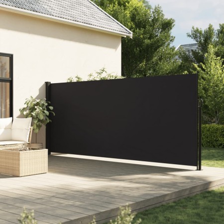 Toldo lateral retráctil negro 160x300 cm de vidaXL, Sombrillas - Ref: Foro24-4004309, Precio: 80,78 €, Descuento: %