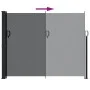 Toldo lateral retráctil negro 160x300 cm de vidaXL, Sombrillas - Ref: Foro24-4004309, Precio: 79,45 €, Descuento: %