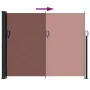 Toldo lateral retráctil marrón 160x300 cm de vidaXL, Sombrillas - Ref: Foro24-4004314, Precio: 110,45 €, Descuento: %