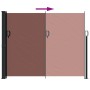 Toldo lateral retráctil marrón 160x300 cm de vidaXL, Sombrillas - Ref: Foro24-4004314, Precio: 113,56 €, Descuento: %