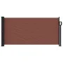 Toldo lateral retráctil marrón 100x500 cm de vidaXL, Sombrillas - Ref: Foro24-4004389, Precio: 76,33 €, Descuento: %